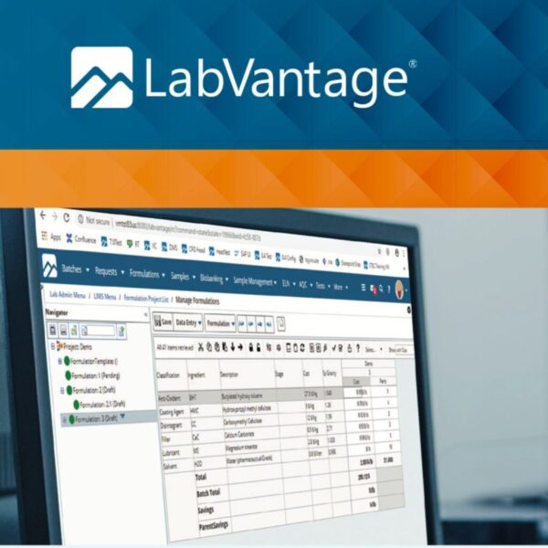 LabVantage - Express - solution for smaller Quality Control or Contract/Analytical Testing labs